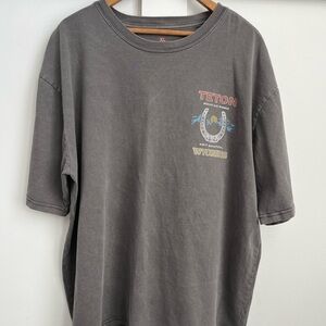 Aeropostale Teton Cowboy Short Sleeve Tee